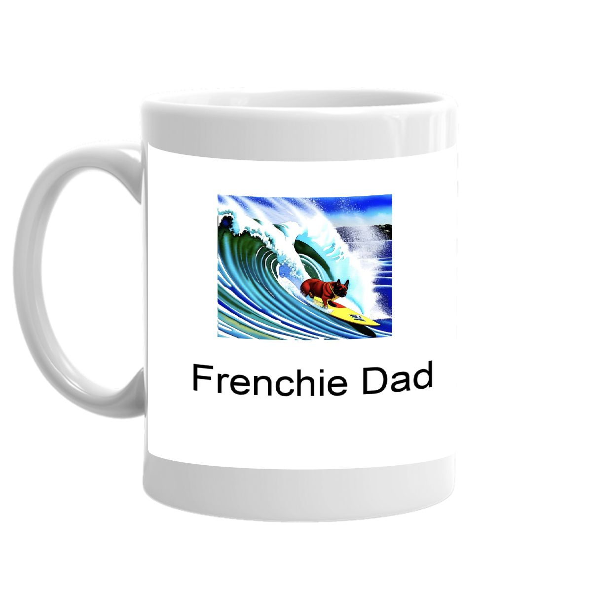 Frenchie Dad Surfer