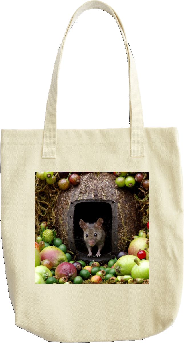 George the mouse tote bag