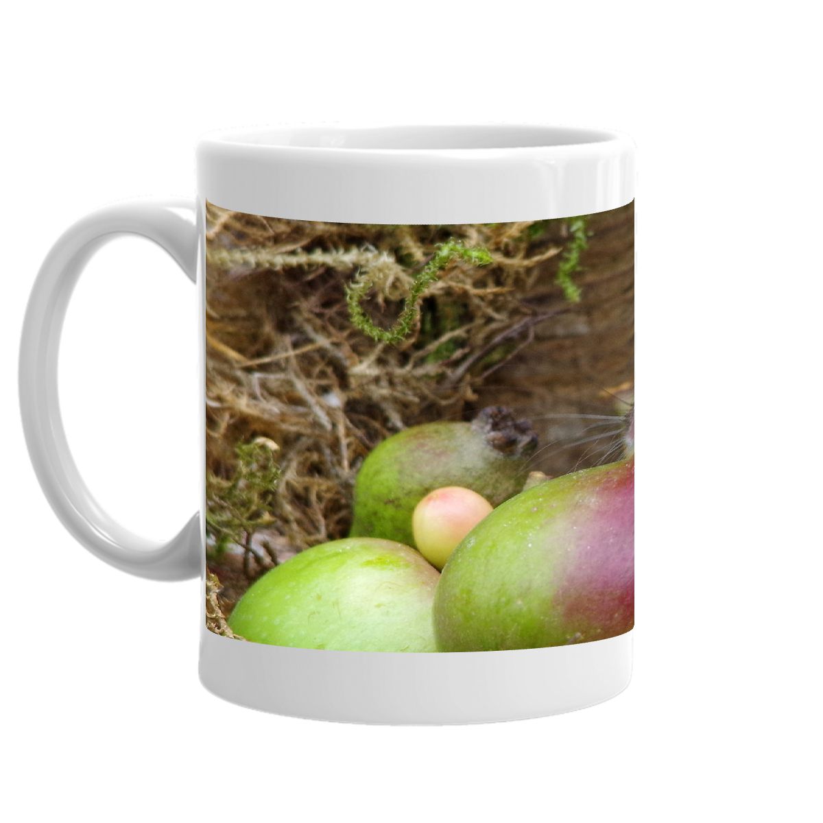 George The Mouse in a Log Pile House 2019 mug