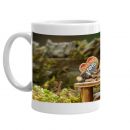 George the Mouse in a Log Pile House mug