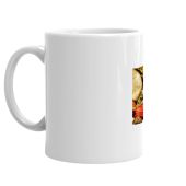 George the mouse in a log pile House Magic Mug