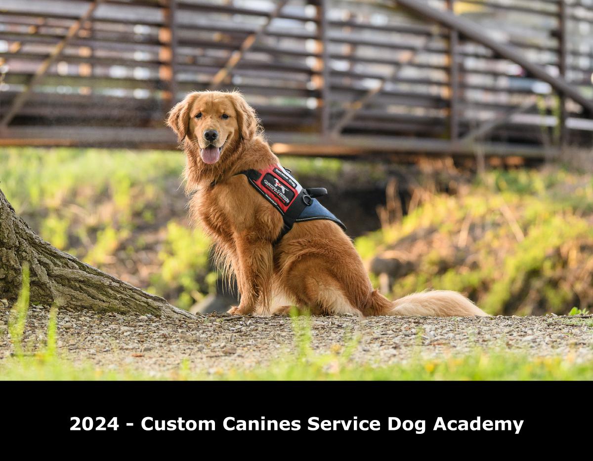 2024 Custom Canines Service Dog Academy Calendar