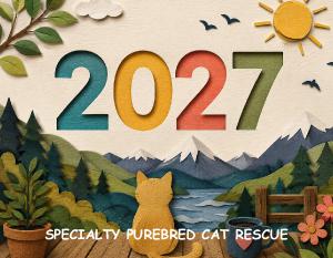 Specialty Purebred Cat Rescue 2027 Calendar