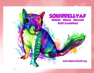 SquirrellyAF 2022 Wall Calendar