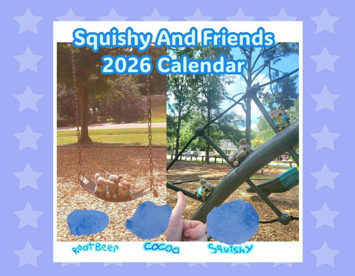 Squishy And Friends 2026 Calendar