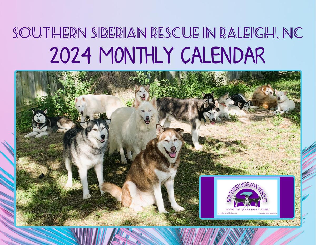2024 Southern Siberian Rescue Calendar | Create Photo Calendars