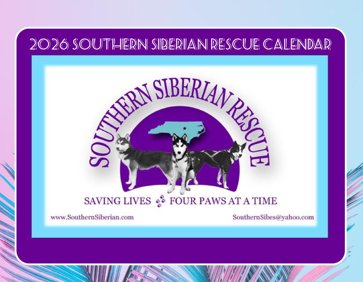 2026 Southern Siberian Rescue Calendar