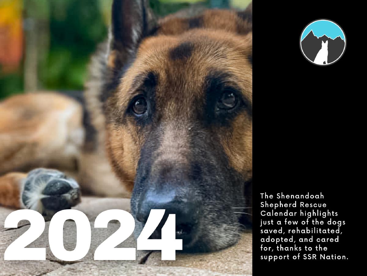 2024 Shenandoah Shepherd Rescue Calendar