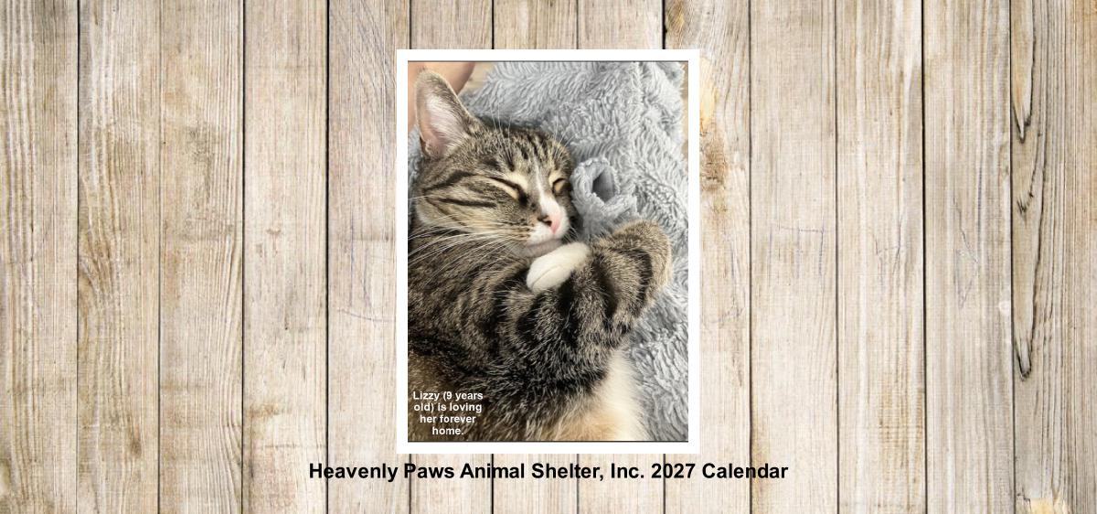 Heavenly Paws 2027 Desk Calendars