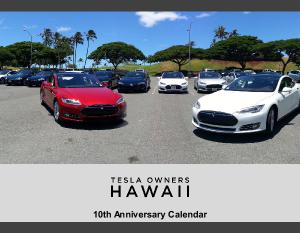 Tesla Hawaii Club Calendar