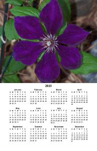 Flower calendar