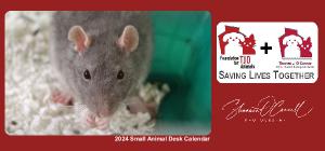 2024 Small Animal Desk Calendar
