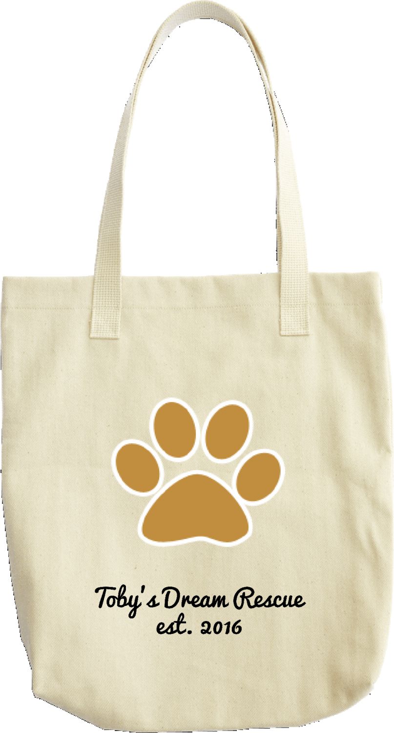 Tobys Dream Rescue Tote - Pawprint