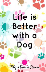 Life is Better with a Dog Notebook