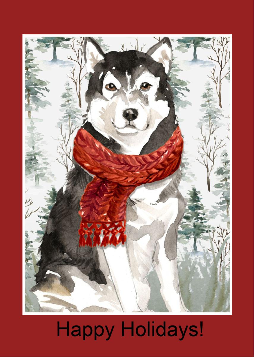 Underhound Railroad Happy Holidays Card