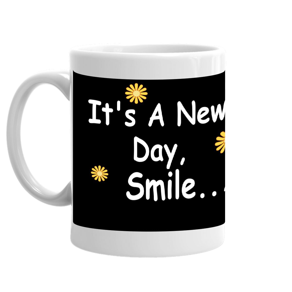 It's A New Day Smile Dragonfly Coffee Mug