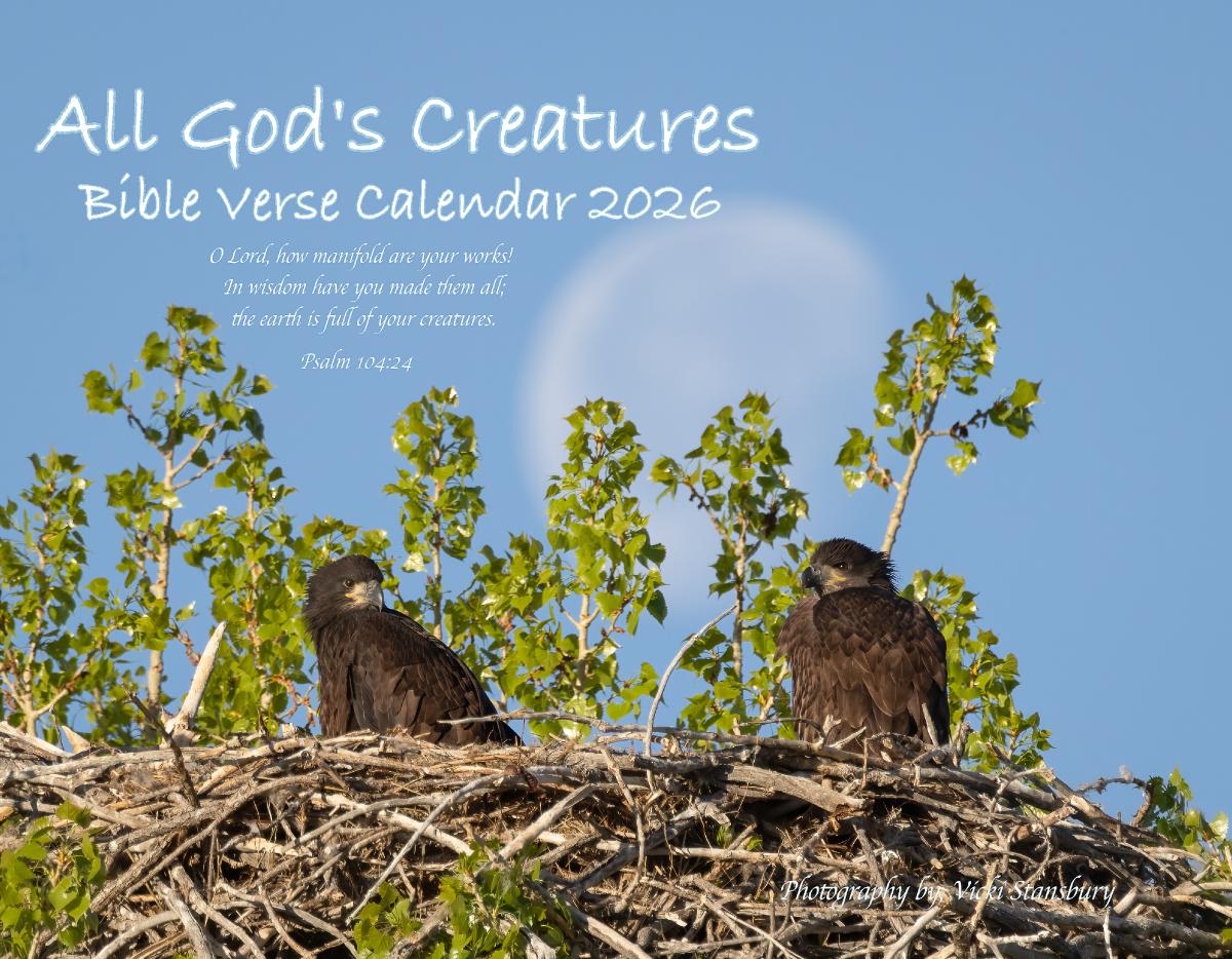 All Gods Creatures Bible Verse Calendar 2026