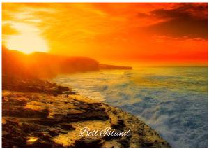 Bell island sunset Photo Cards