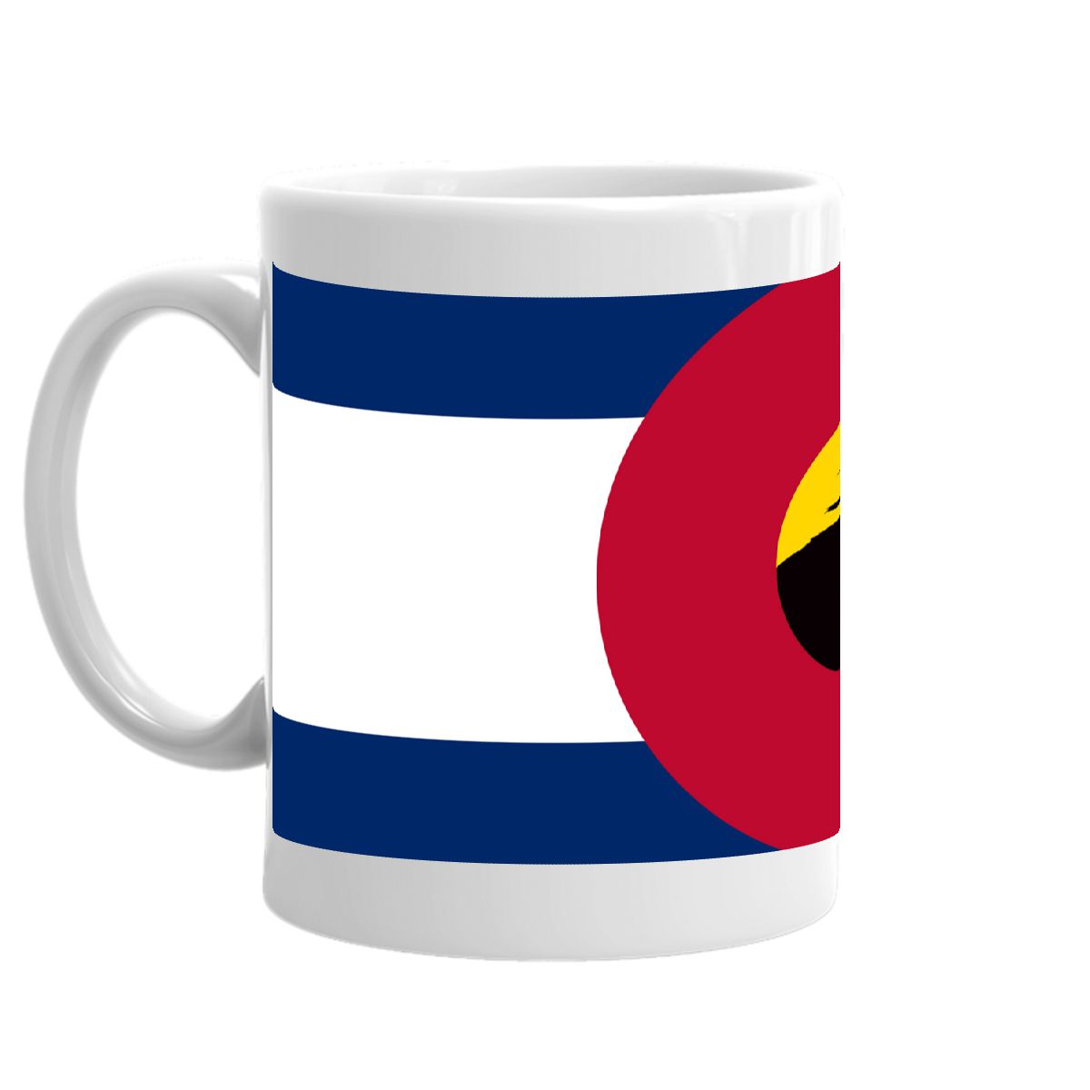 Colorado Flag Sand Wash Basin Coffee Mug