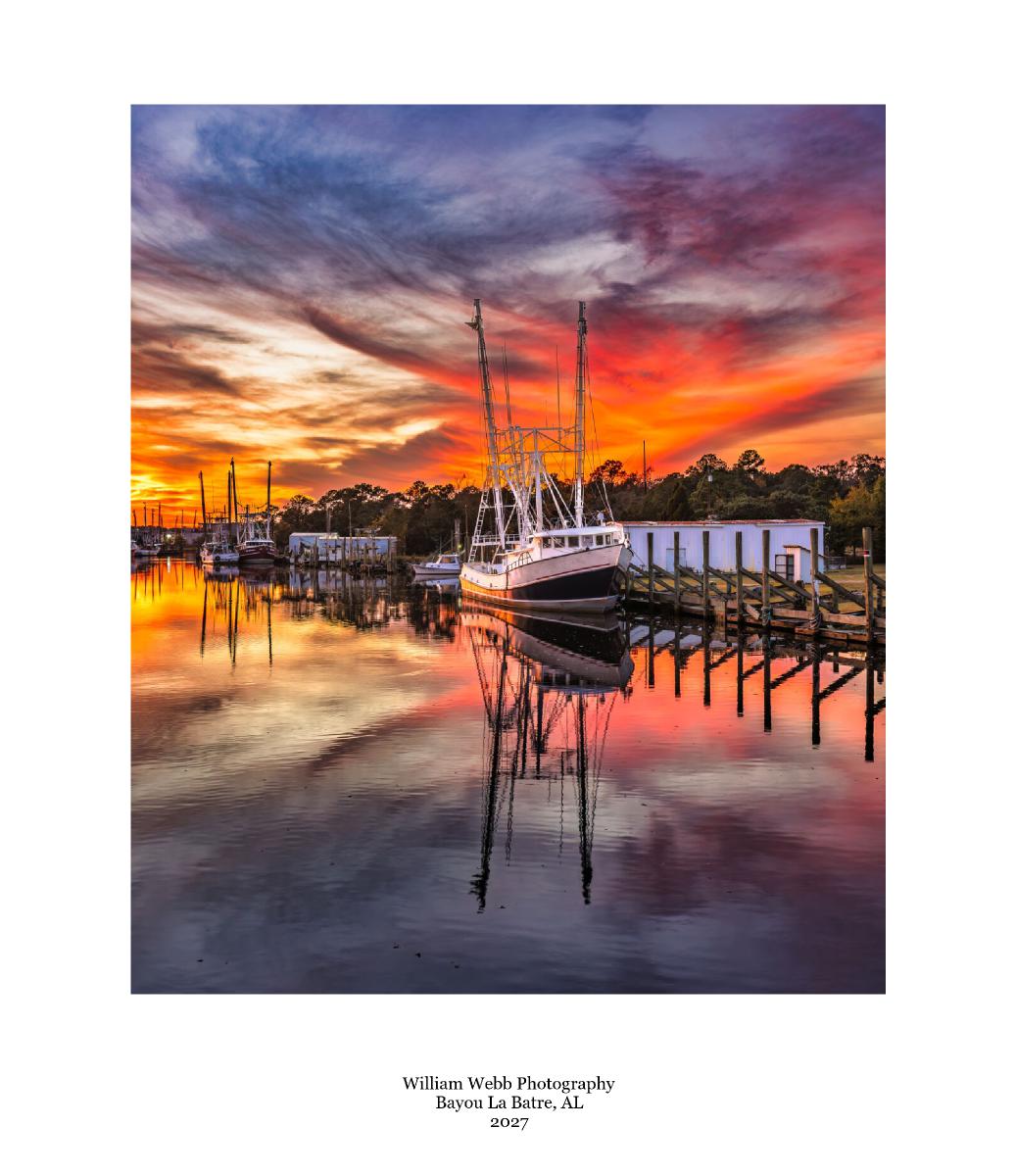 Shrimpboats of Bayou La Batre Small Calender 2027