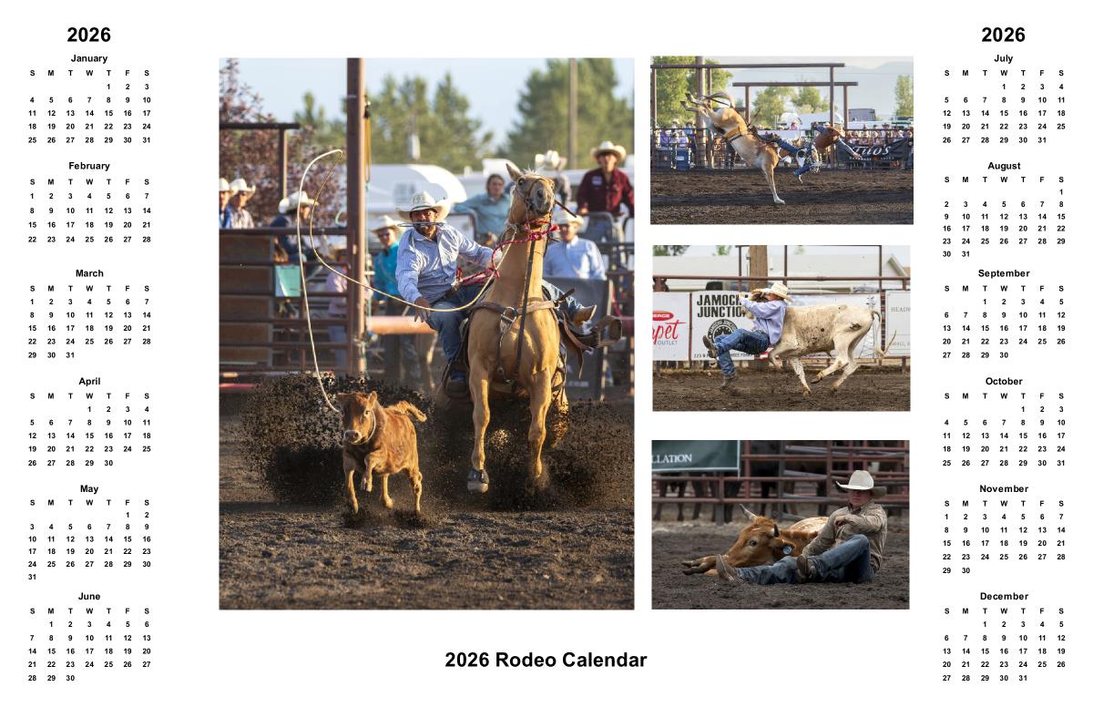 2026 WTP Rodeo Poster Calendar