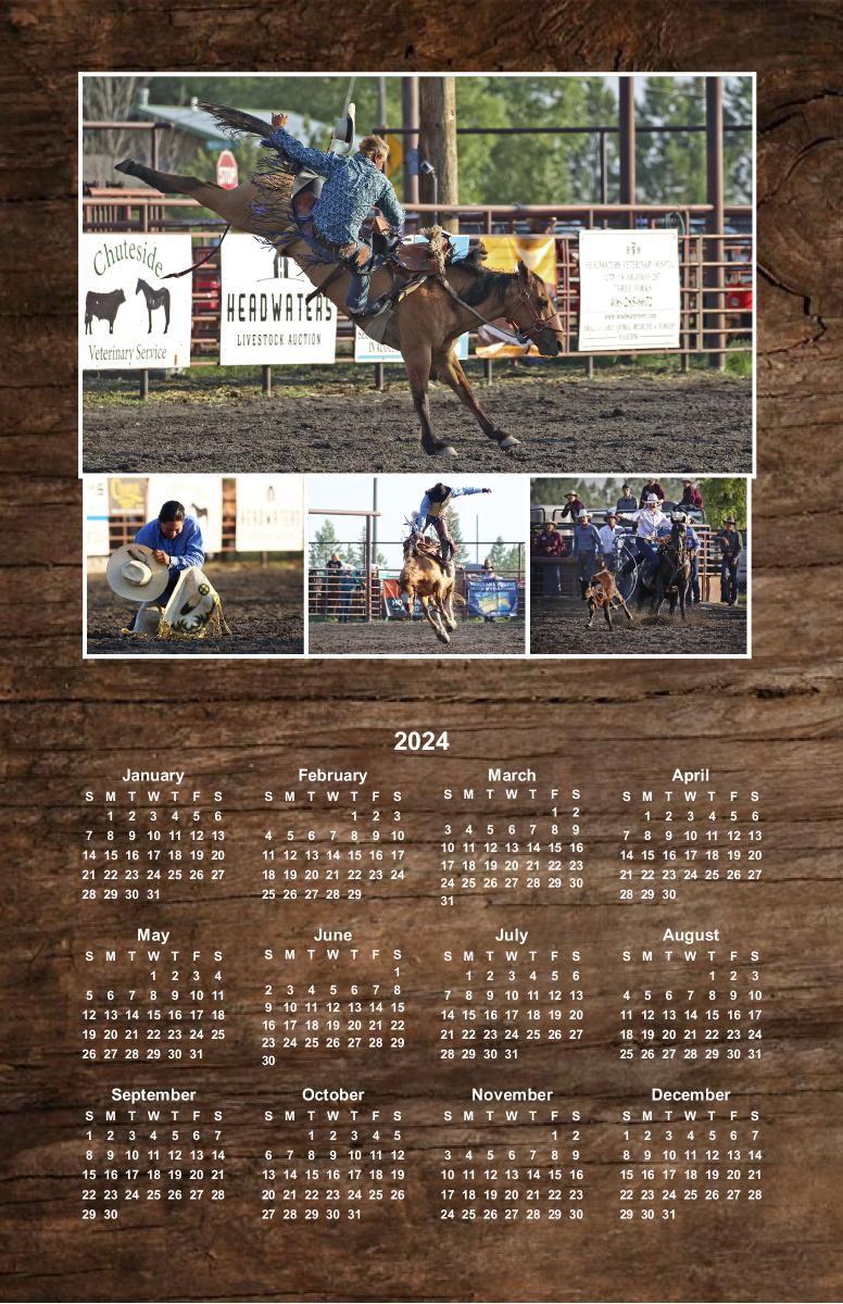 2024 - Rodeo Poster Calendar