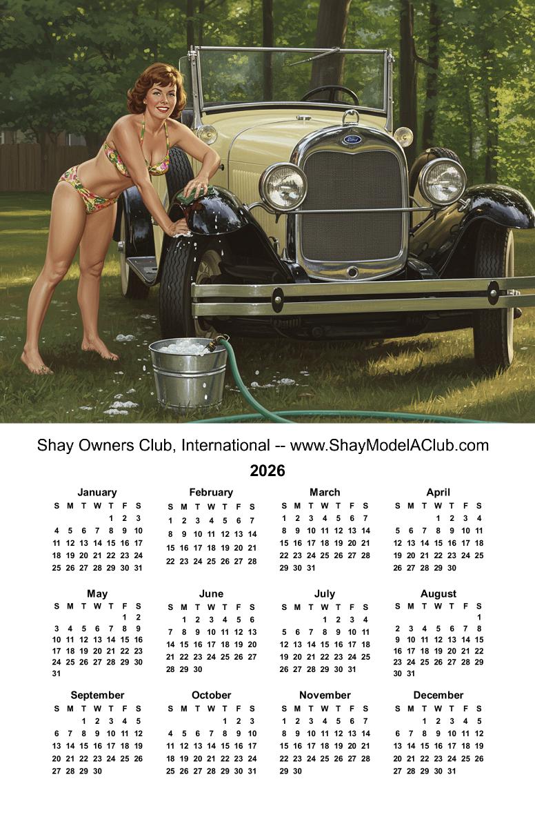 Shay Roadster wash pinup