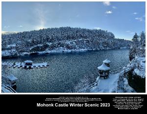 Mohonk Castle New York Winter Scenic Calendar