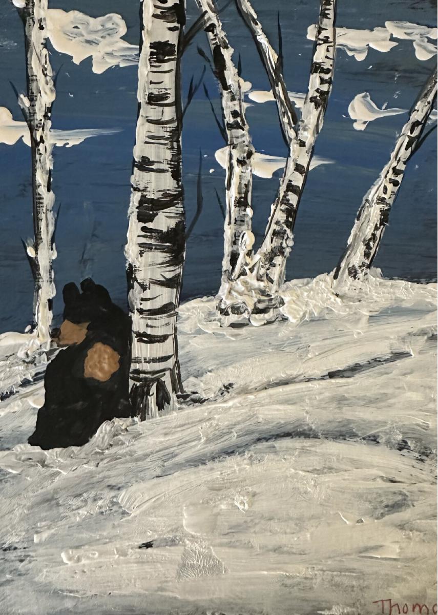 Bear in the Birch