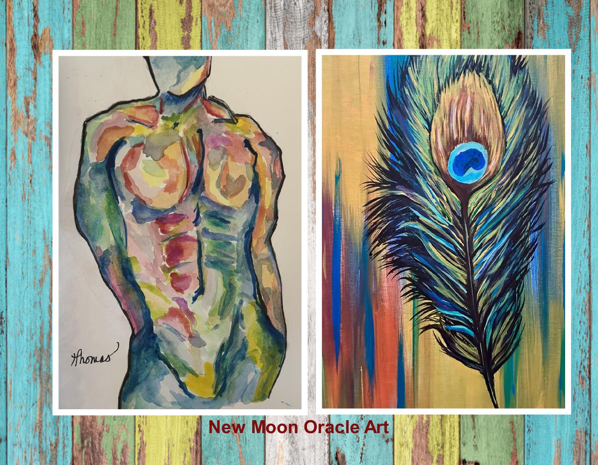 New Moon Oracle Art Calendar 2027