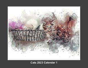 Cats 2023 Calendar 1