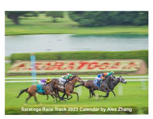 Saratoga Race Track 2023 Calendar by Alex Zhang