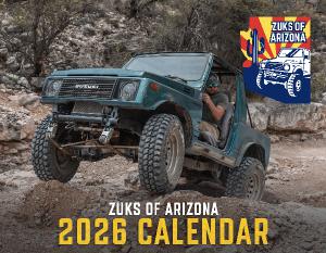 2026 Zuks of Arizona BONUS Calendar