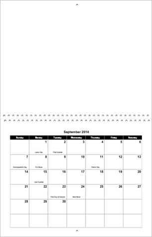 blank photo calendars