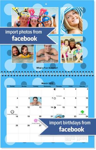 facebook-birthday photo calendars