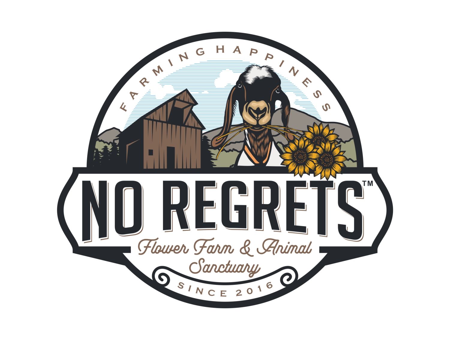 No Regrets Flower Farm  Animal Sanctuary