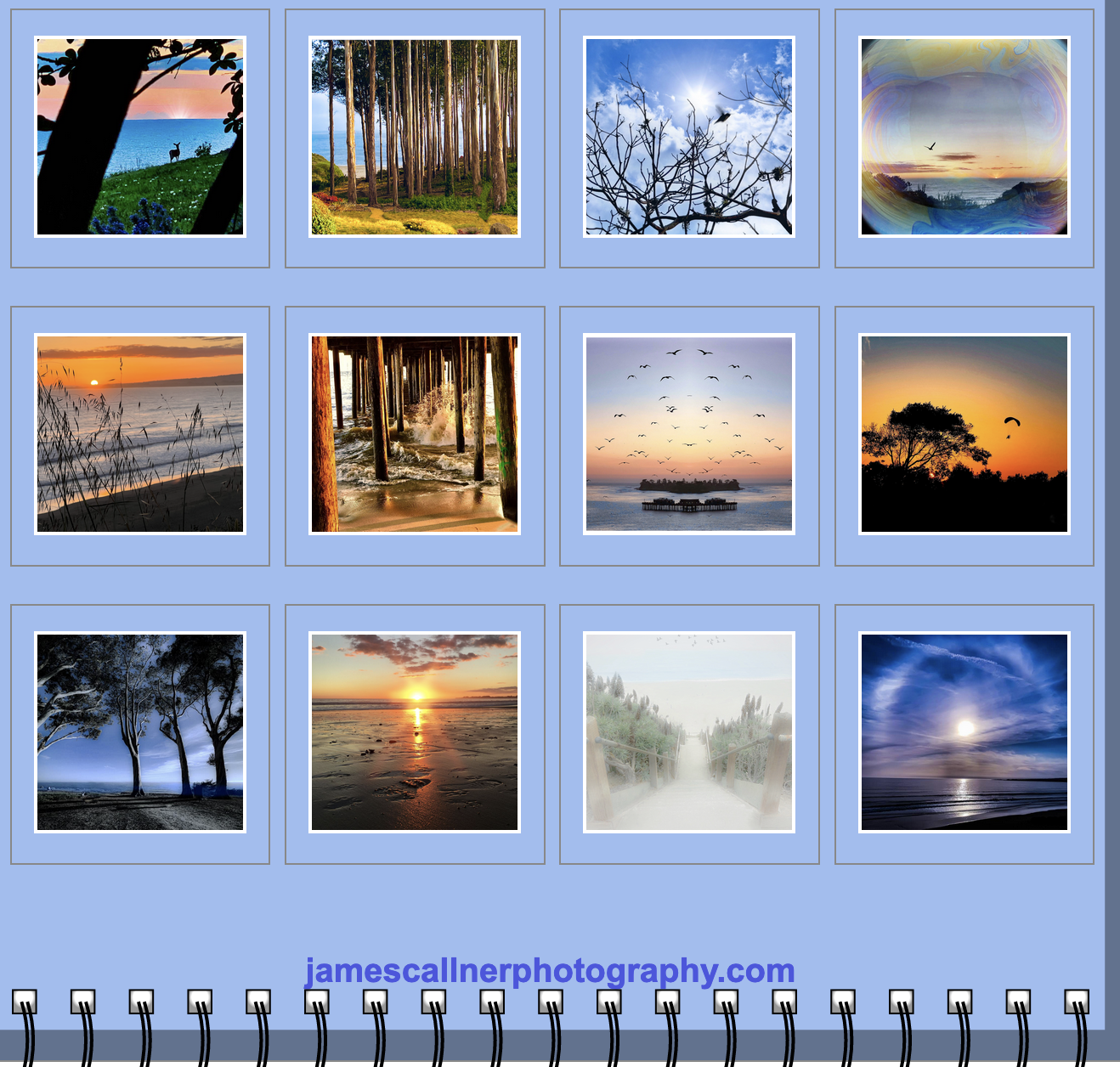 James Callner Photography Calendars  Mor